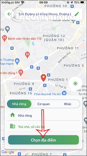 Thêm địa điểm