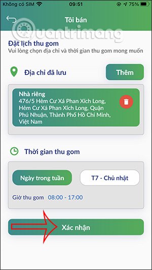 Xác nhận đơn hàng