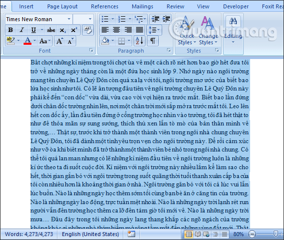 Sao chép 1 trang Word