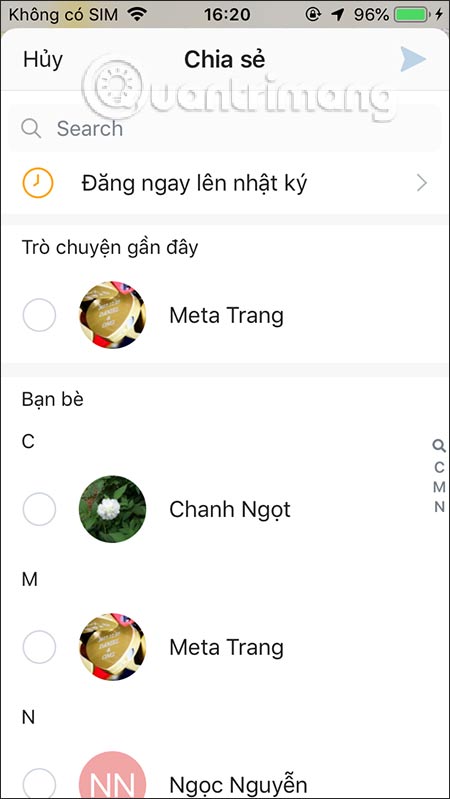 Chọn bạn bè
