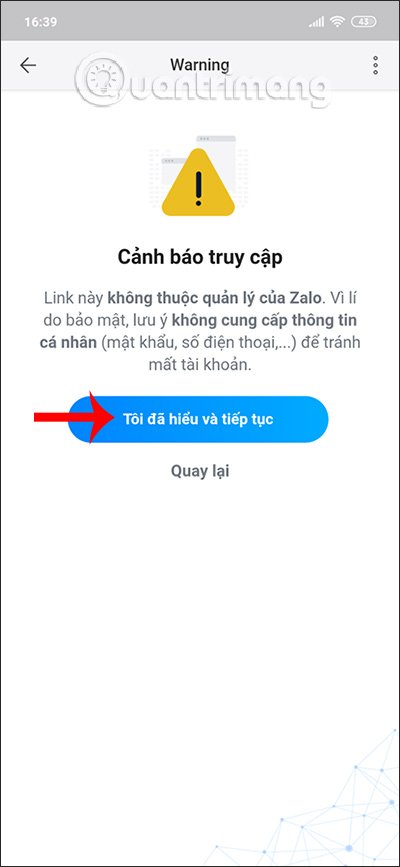 Đồng ý truy cập vị trí