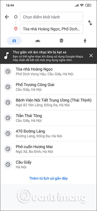 Tìm kiếm trên bản đồ