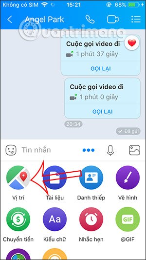 Chia sẻ vị trí