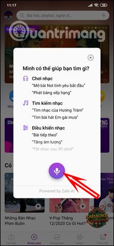 Thực hiện câu lệnh
