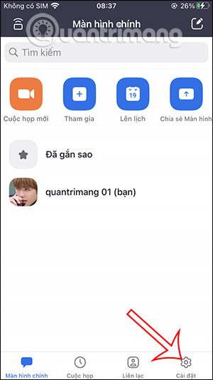 Cài đặt tài khoản