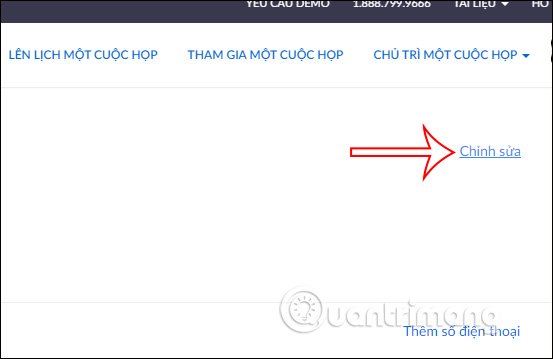Chỉnh sửa thông tin