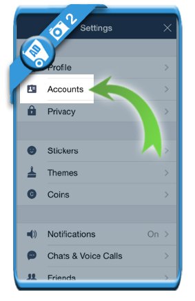  chọn Accounts