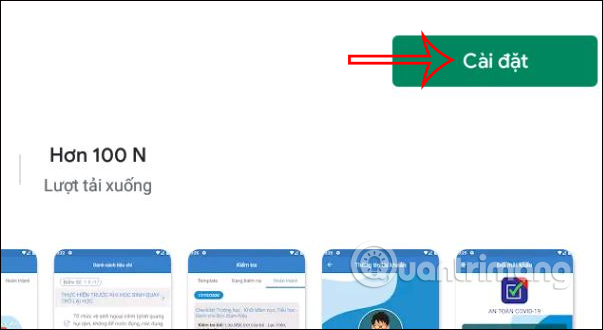 Cài đặt app