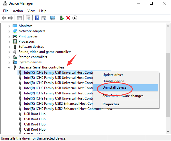Nhấp vào "Uninstall" để xóa