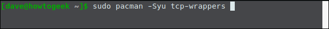 Cài đặt TCP Wrappers trên Manjaro