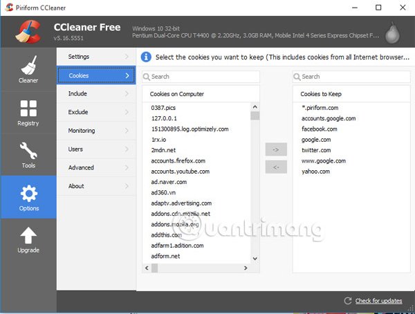 Dọn dẹp hệ thống Windows bằng Ccleaner