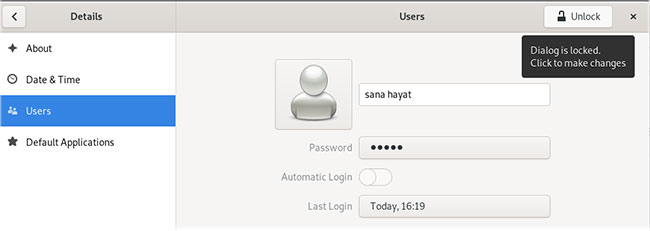 Nhấp vào nút Unlock