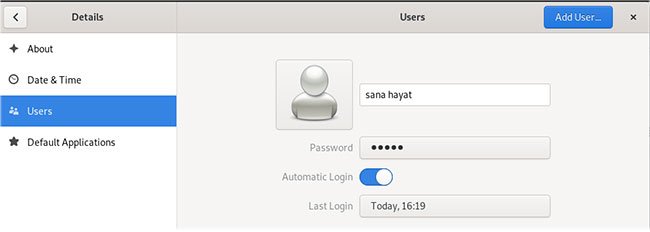 Chuyển nút Automatic Login sang OFF hoặc ON