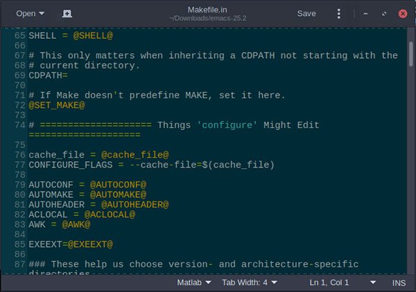 Emacs - Makefile
