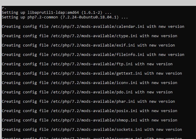 Cài đặt phần mềm Linux web server