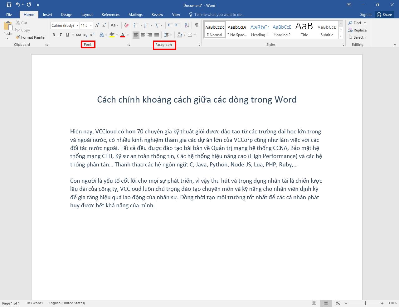 Cách chỉnh khoảng cách dòng trong Word 2003, 2007, 2010, 2013, 2016 chuẩn nhất - Ảnh 2. Cách chỉnh khoảng cách dòng trong Word 2003, 2007, 2010, 2013, 2016 chuẩn nhất - Ảnh 2.