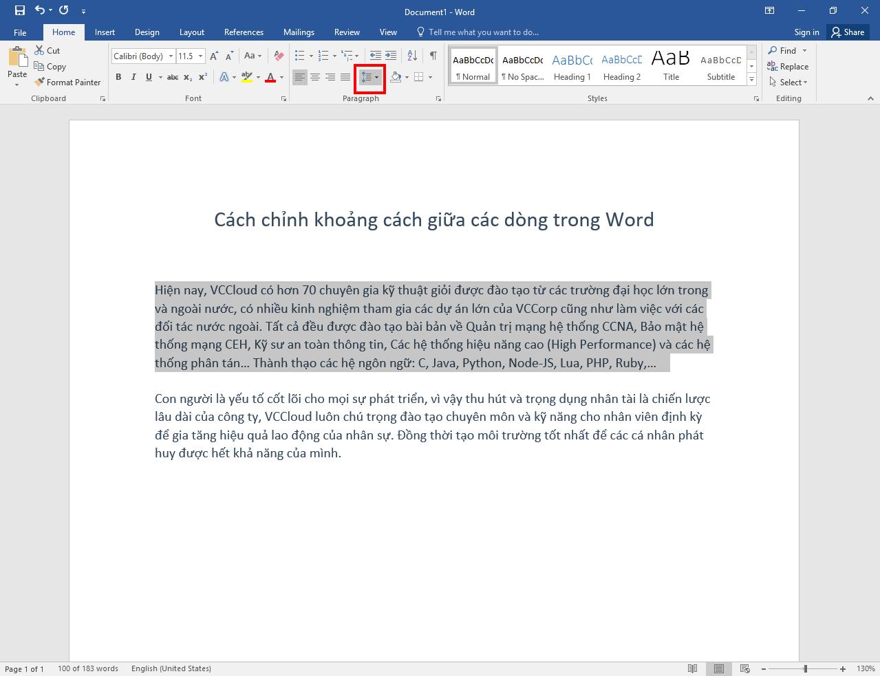 Cách chỉnh khoảng cách dòng trong Word 2003, 2007, 2010, 2013, 2016 chuẩn nhất - Ảnh 4. Cách chỉnh khoảng cách dòng trong Word 2003, 2007, 2010, 2013, 2016 chuẩn nhất - Ảnh 4.