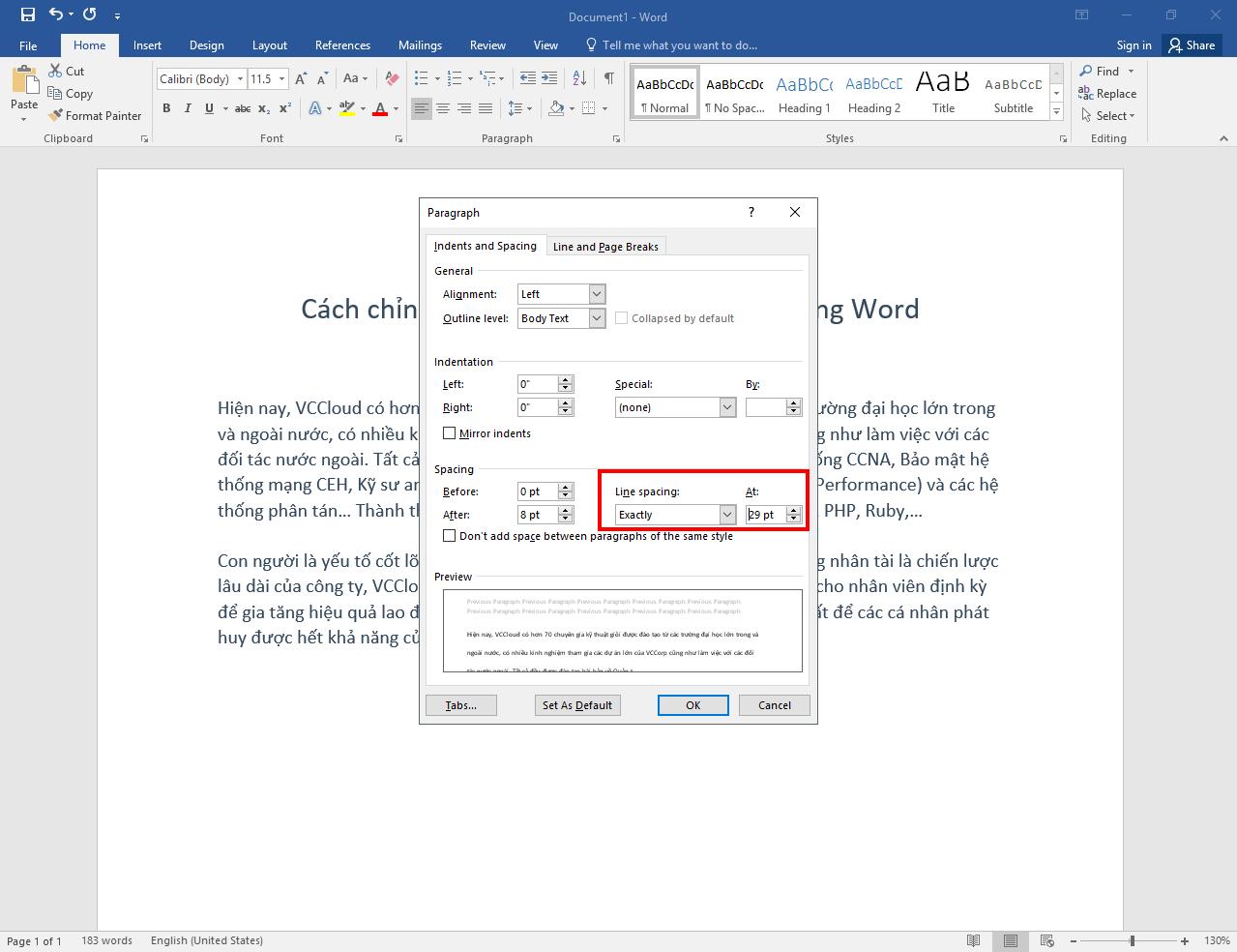 Cách chỉnh khoảng cách dòng trong Word 2003, 2007, 2010, 2013, 2016 chuẩn nhất - Ảnh 5. Cách chỉnh khoảng cách dòng trong Word 2003, 2007, 2010, 2013, 2016 chuẩn nhất - Ảnh 5.