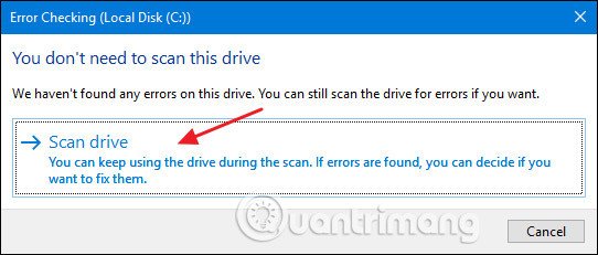 Scan drive