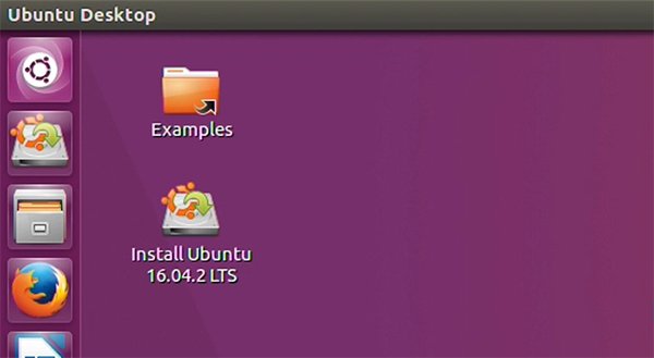 Bạn sẽ tìm thấy một file thiết lập trên Ubuntu desktop