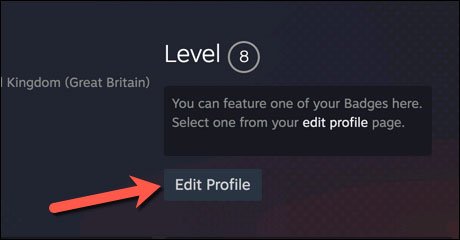 Nhấp vào tùy chọn “Edit Profile”