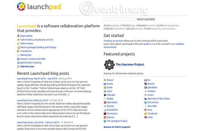 Launchpad đã trở thành ngôi nhà cho nhiều dự án