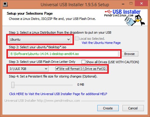 Chọn thiết bị USB