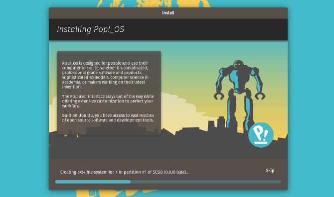 Cài đặt Pop!_OS