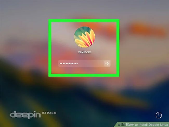 Đăng nhập vào Deepin