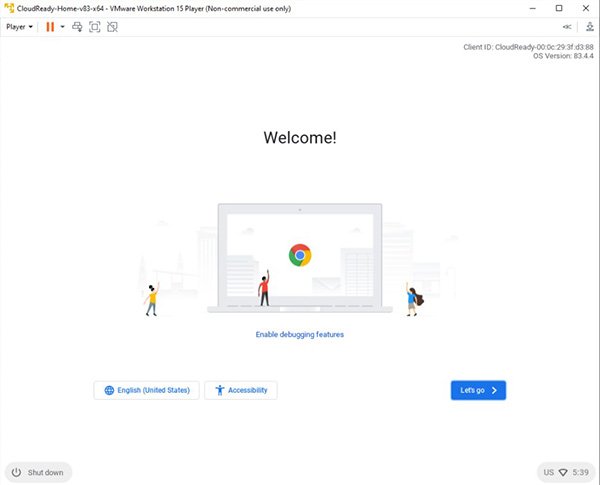 Cài đặt máy ảo Chrome OS