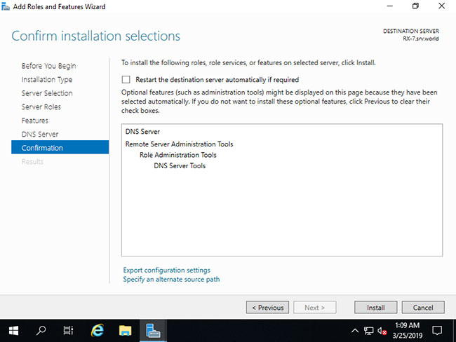 Nhấp vào nút Install