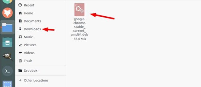 Nhấp đúp vào file đã tải xuống