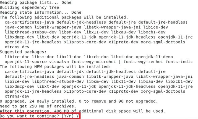Xác nhận việc tiếp tục cài đặt Java SE