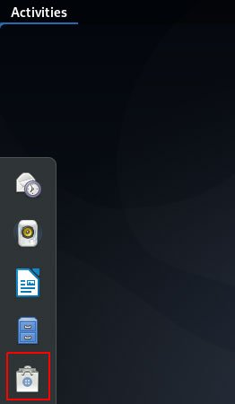 Nhấp vào biểu tượng Debian Software Manager