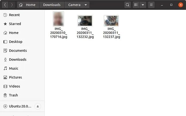 Giải nén file zip để truy cập các file