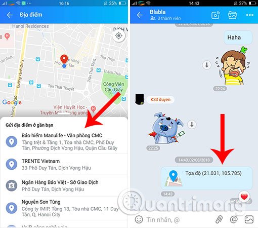 Chia sẻ đường đi