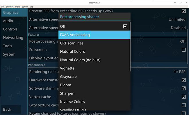 Postprocessing shader 