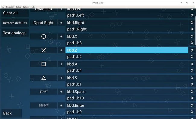 Control Mapping