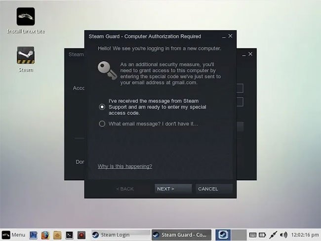 Đăng nhập vào tài khoản Steam