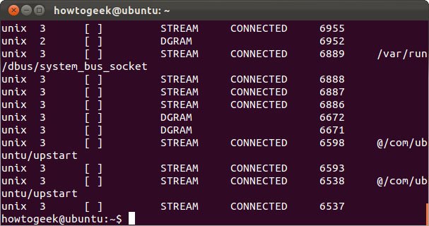 Lệnh netstat cung cấp bảng thống kê trạng thái