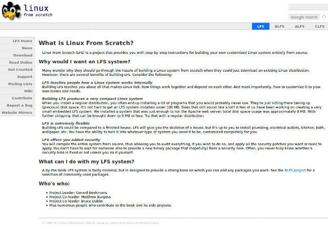 Công cụ Linux from Scratch 