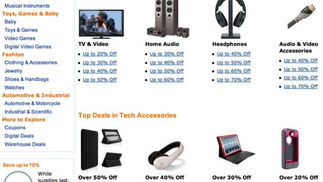 Outlet amazon 