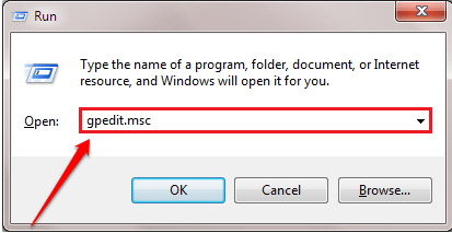 mở cửa sổ Local Group Policy Editor