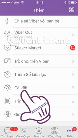 Cách đăng xuất tài khoản Viber từ xa trên iOS và Android