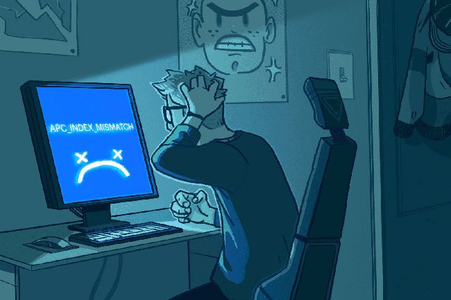 Lỗi BSOD xảy ra trong bất kỳ hệ điều hành Windows nào