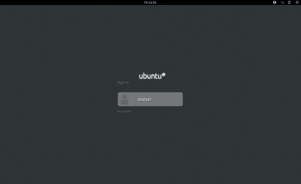 GNOME Display Manager