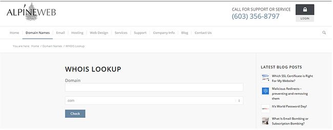 WHOIS Lookup