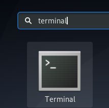 Mở Terminal