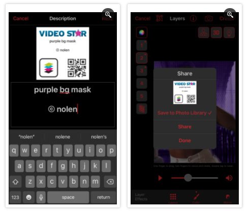 Chọn Save to Photo Library và nhấn Done