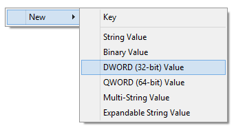 DWORD (32-bit) Value